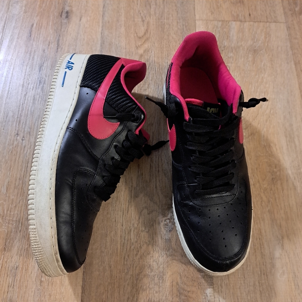 Nike Air Force 1 Low Top "London" 2012 Olympic City Pack Black Pink Men Size 13